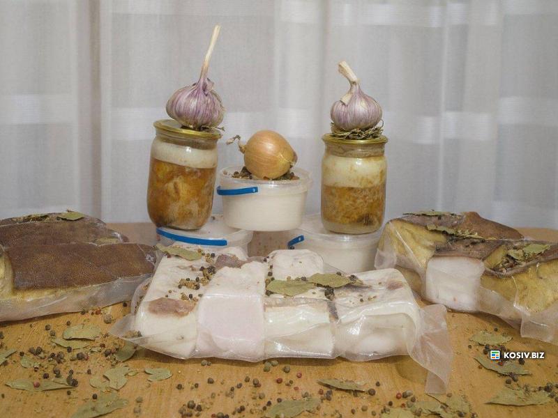 Домашній паштет, намазка, сало, ковбаса